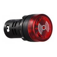 Зумер TechnoSystems AD22SM 220В АC, червоний, TNSy5503358