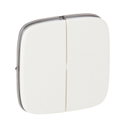 Клавіша 2-кл. вимикача Legrand Valena Allure, 755025, білий