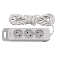 Удлинитель LUXEL NOTA 3 гнезда 5M