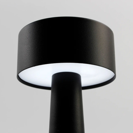 Настольная LED лампа DOWN LIGHT 2W R-SENSOR-85*215-BLACK-DC5V/1A-IP20, чёрная