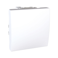 Вимикач одноклавішний, білий, Schneider Electric Uniсa, MGU3.201.18