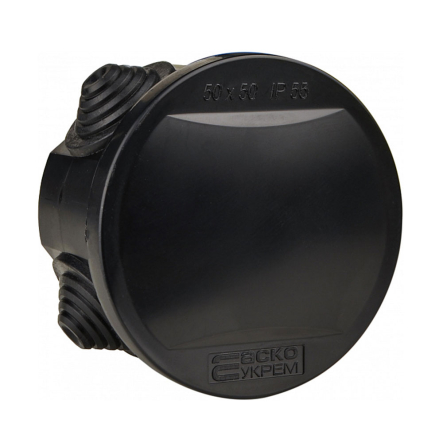 Коробка распределительная АСКО-УКРЕМ UAtmo 50х50, IP55, чёрная, A0150170036