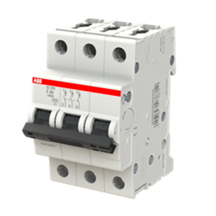 Автоматический выключатель ABB SH203-С50 3Р, 50А, 2CDS253025R0504