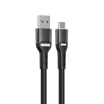 Кабель USB Type-C HAVIT HV-CB6217, 3A, 1м - 3
