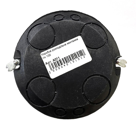 Коробка распределительная под гипсокартон d 100 мм, с крышкой