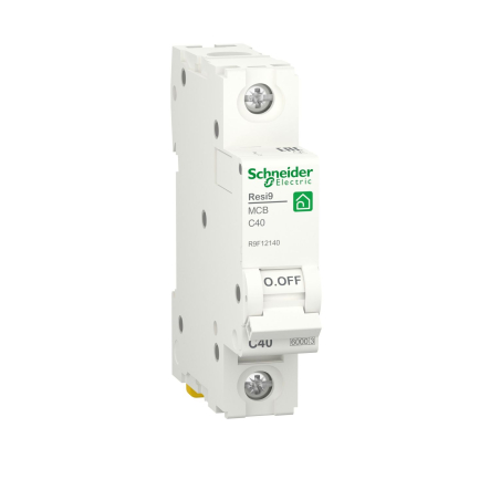 Автоматичний вимикач Schneider Electric R9F12140 RESI9, 6кА, 1P, 40A, C - 1