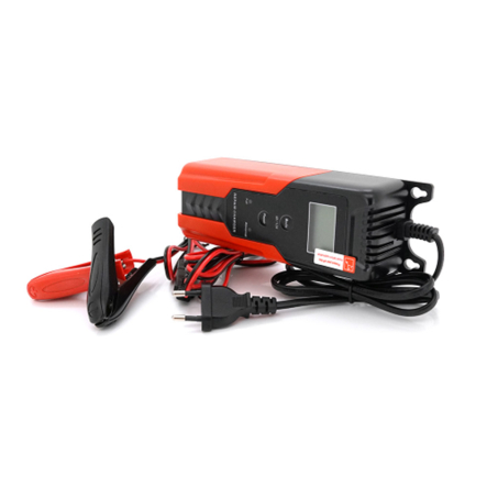 Зарядное устройство 6V/12V(4,5-100Ah) (MF, WET, AGM, GEL),R12,100-240V, Ток заряда 6V/2A,12V/4A LCD крокодилы