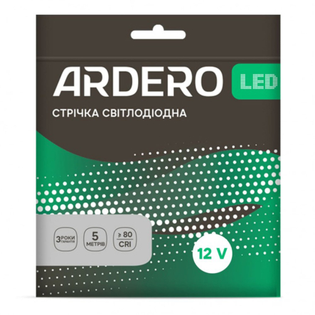 Светодиодная лента Ardero LS508ARD, 12V, 528COB 2110, 4000K, 13W, IP20, 5м х 8мм