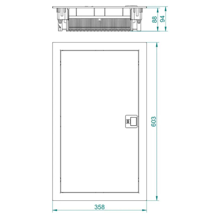 Распределительный щиток Elektro Plast 2003-00-MSF-U-42, IP30 скрытый, SEZ 