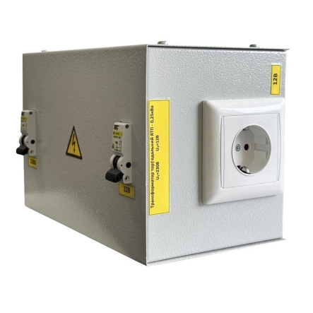 Ящик із зниж. трансф. TechnoSystems ЯТП-0,25tor 230/12 IP30, TNSy5506499 - 1