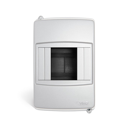 Щиток пластиковий VIKO накладной , 2-4 модуля, без кришки, 90914003 - 1