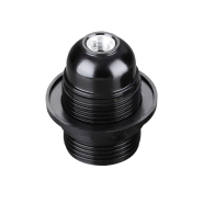 Патрон Е27 люстровий, VL269, бакеліт, чорний, Violux, 950004