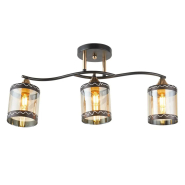 Люстра VALESO V 6380-3 BK+FG