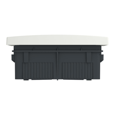 Щит пластиковый Schneider Electric Easy9 EU, врезной, 1 ряд 8 модулей, дымчатые двери, EZ9EUB108