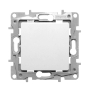 Вимикач одноклавішний проміжний Legrand Etika, 672209, білий
