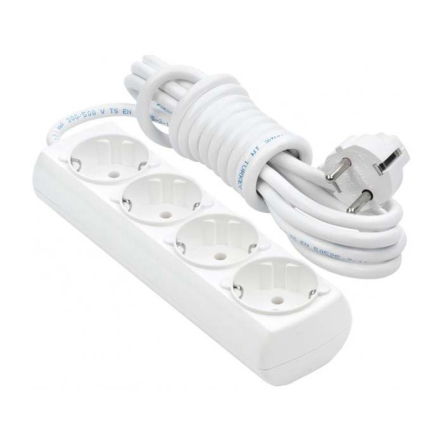 Удлинитель 4 гн+Z, 3 м Borsan BR-1554-3 - 1