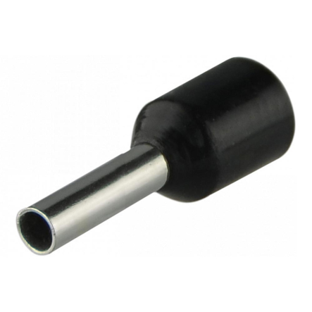 Наконечник АСКО-УКРЕМ A0060010004, НТ 1,5-08 (кв.мм-мм) (упак. 100 шт.) чорні - 1