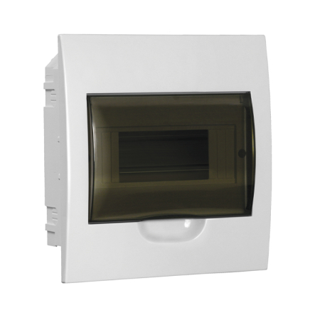 Корпус пластиковий IEK UEK ЩРВ-П- 8 мод. 1 ряд, вбудований, 222х208х92 мм, IP41, MKP12-V-08-40-20-U - 1