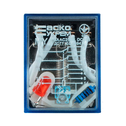 Реле промежуточное АСКО-УКРЕМ, MY4, АС, 3А, 230В, 4CO (4PDT), A0090010009