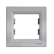 Рамка 1-постовая, горизонтальная, Schneider Electric ASFORA, алюминий, ЕРН5800161