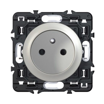 Розетка LEGRAND Celiane, 068430, 2К+З винтовой зажим, укомплектована, титан - 1