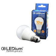 Лампа LED LEDium 10 Вт, 12-48 В, 4100K, E27, A60
