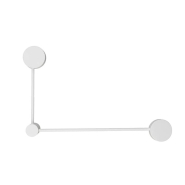 Бра Nowodvorski 7801, Sconce Orbit GX53, 52x32.5см, белый