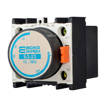 Блок задержки АСКО-УКРЕМ БЗ-23 (10-180 сек при включении) (LA2-DТ4), A0040050006
