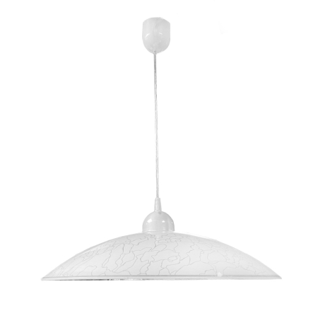 Светильник подвесной ДеКоРа, Паутинка, 1х60 Вт, Е27, d=400, глянец, 26130