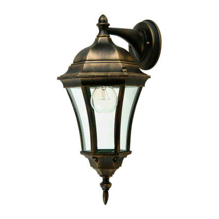 Світильник парковий Lusterlicht, Dallas l, Е27, 100Вт, настінний, старе золото - 1