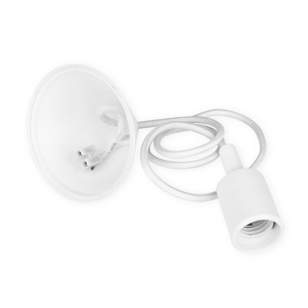 Патрон подвесной Feron LH127, E27, белый, 5460 - 1