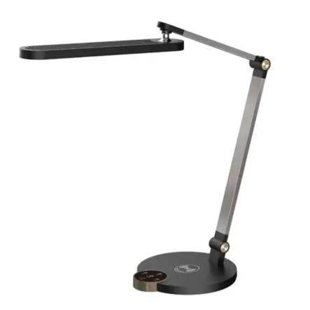Настільна лампа SIRIUS BL-1131-C matt black 9W бездротова зарядка, чорна - 1