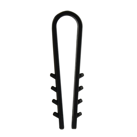 Дюбель-хомут АСКО-УКРЕМ круглый 6мм, чёрный (уп.100шт)