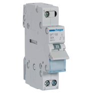 Переключатель ввода резерва HAGER SFT132, I-0-II, AC 230 В, 32 A, 1 P , 1 модуль
