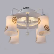 Люстра SIRIUS N 8545-4+4 BK+CR