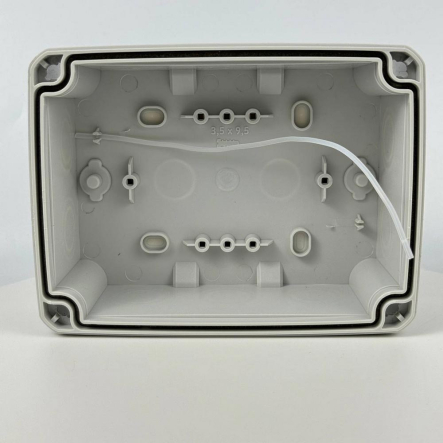 Коробка распределительная СКІМ B1102014, 163х123х68 (КH160), без отв. IP67, серая