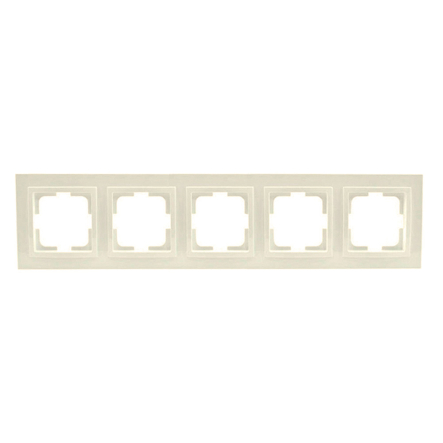Рамка 5-а, Mono Electric, DESPINA, крем, 102-170000-164 - 1
