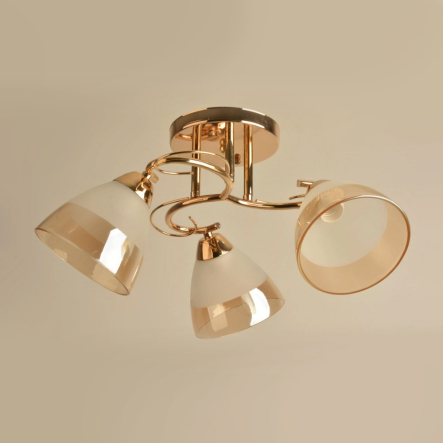 Люстра SIRIUS Л 8112/3 FG, 480х480х240 мм, E27, 3х40W - 1