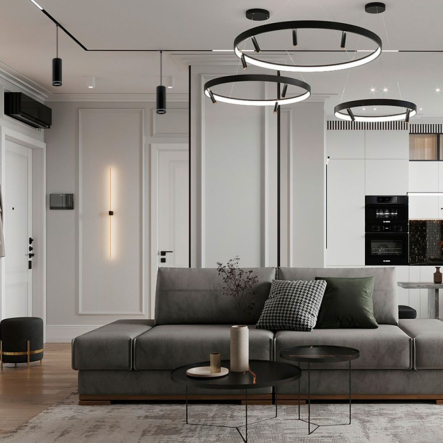 Світильник підвісний трековий FERON ML328 TR, MR16/GU10, чорний - 4 Світильник підвісний трековий FERON ML328 TR, MR16/GU10, чорний - 4