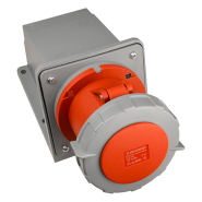 Розетка стаціонарна АСКО-УКРЕМ UCombi 5P, 125А, IP 67, A0080010157