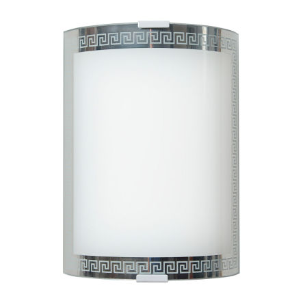 Светильник настенно-потолочный ДеКоРа, Гермес, Е27, 1х60W, 250х190 мм, хром, 46128 - 1