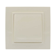 Выключатель EL-BI ZENA, 1 кл., крем, 500-010300-200