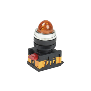 Світлосигнальний індикатор IEK AL-22 d22мм жовта неон 240В циліндр