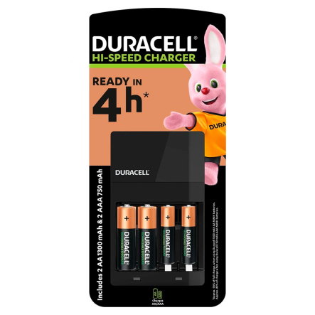 Зарядное устройство Duracell CEF14+2AA 1300mAh /2ААА 750mAh, 5007497 - 1