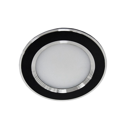 Світильник світлодіодний FERON AL527, 5W, 4000K, 400Lm, круглий, вбудований, 91х28мм, Ø67мм, чорний, 4739 - 1