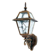 Светильник парковый Lusterlicht, Faro I, Е27, 100Вт, настенный, старое золото