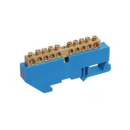 Шина N "нуль" на DIN-ізоляторі ШНИ-8х12-12-Д-C IEK - 1