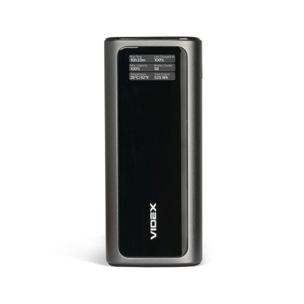 Повербанк (УМБ) 20000mAh VIDEX VPB-350, 130W PD100W + Display - 8