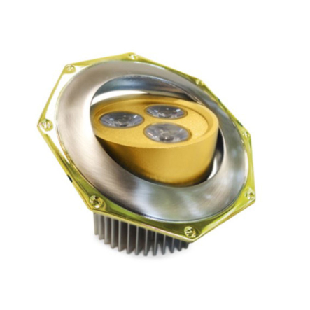 Светильник точечный Arttok MQ 305 MR-16 SN/GO GZ LED, 3*1W - 1