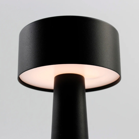 Настольная LED лампа DOWN LIGHT 2W R-SENSOR-85*215-BLACK-DC5V/1A-IP20, чёрная